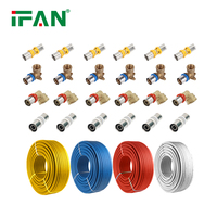 IFAN Échantillon Gratuit Raccords à Sertir en Laiton pour Tubes Multicouche PEX Matériaux de Plomberie Raccord de Pression pour Tubes Multicouche