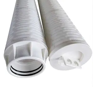 3M High-Flow Filter Cartridge Easy to Replace with Low-Cost 1 Micron Absolute Filtration Membrane for Water Processing