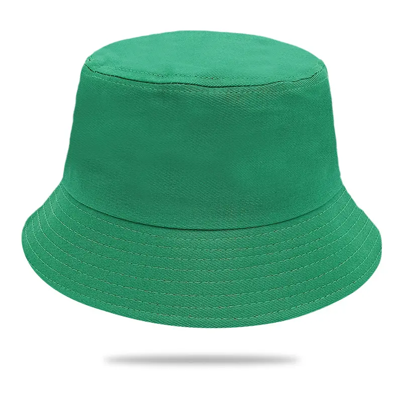 Pabrik grosir desain baru mode kualitas tinggi 100% katun berjumbai beberapa warna topi ember longgar kustom topi bucket