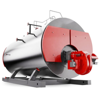Chaudière industrielle à eau chaude horizontale de petite taille, alimentée au propane, à l'hydrogène, au biogaz, au diesel, au mazout, au gaz naturel ou au GPL, fabriquée en Chine