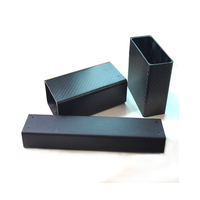Barre carrée en fibre de carbone pultrudée de haute pureté, légère, 25x23x1000mm, 200C, dimensions personnalisables