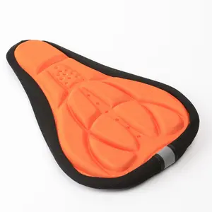 Comfortable Unisex Soft Silicone Mountain Bike Thicken Extra Comfort Ultra Gel Pad Cushion Cover Mountain bike Saddle Seat cover