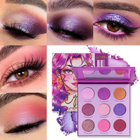 S.F.R. Palette de fards à paupières en papier, finis mats et nacrés, tons terreux, 8+ couleurs pour le maquillage quotidien et les looks de scène