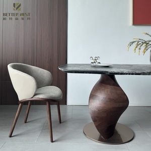 Đồ nội thất bằng gỗ cứng được thiết kế hiện đại cho gia đình, nhà máy khách sạn và phòng khách với bàn ghế ăn là một sản phẩm bán chạy nhất - Product Image 4