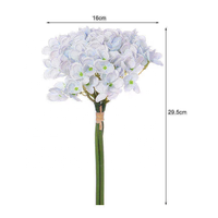 Usine Oh Arts Vente en gros Faux Latex Fleurs d'hortensia Real Touch Fleur pour la décoration du salon