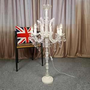 European <b>Floor</b> Light for Living Room Residential Home Decoration Round Middle Standing <b>Led</b> Fancy Lighting Crystal <b>Floor</b> <b>Lamp</b> - Product Image 3
