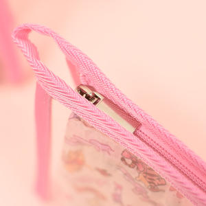 Wholesale Price PVC Cosmetic Makeup Casual <b>Storage</b> <b>Bag</b> Waterproof Clear Double-Layer <b>Zipper</b> Fashionable Lady Cute Makeup <b>Bag</b> - Product Image 4