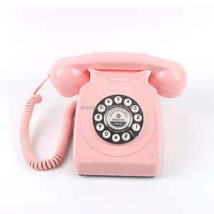 粉色按钮音频留言簿记录电话婚礼音频猜谜书