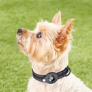 ปลอกคอสัตว์เลี้ยงและสุนัขระดับไฮเอนด์,เคสใส่ AirTag ปลอกคอสุนัขติดตามตำแหน่งป้องกันการสูญหายปี XQ24