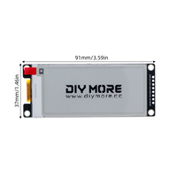 Écran d'affichage électronique à encre numérique de 2,9 pouces, pilote SSD1680, résolution 128 * 296, port de communication SPI