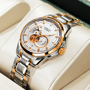 Reloj Mecánico de Lujo de 42 mm con Logotipo Personalizado OEM para Hombre, Movimiento Miyota 82S7, 5 ATM, Resistente al Agua, Automático - Product Image 2