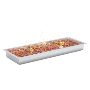 Rectangle Patio DIY Fire Pit Burner Kit Système kits de brûleur de foyer en acier inoxydable - Product Image 2