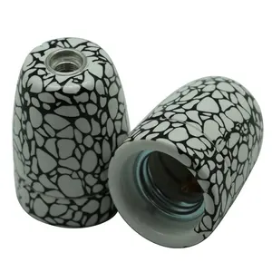 E27 Porcelain Lamp Holder Marble Design pendant