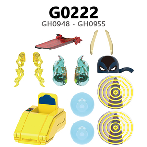 G0222 G0221 Superhéroes Rogue Professor X Morph Cyclops Jean Grey Storm <span class=keywords><strong>Magneto</strong></span> Gambit Mini Bloques de Construcción Coleccionables Juguetes para Niños - Product Image 1