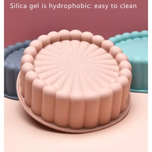 Moule à gâteau en silicone antiadhésif sans BPA pour la pâtisserie domestique, motif tournesol - Product Image 2