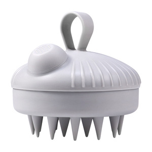 Hot-selling Household Silicone Shampoo <b>Brush</b> with Liquid Dispensing Massage for <b>Scalp</b> Cleaning and Pet Bathing - Product Image 6