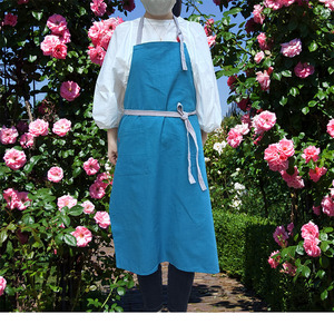 <span class=keywords><strong>Tablier</strong></span> en lin de style japonais <span class=keywords><strong>tablier</strong></span> de maison à la mode jardinage et pâtisserie travail de <span class=keywords><strong>chef</strong></span> <span class=keywords><strong>tablier</strong></span> de style coréen - Product Image 6
