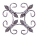 Panneaux décoratifs en acier pour escaliers, rosettes en fer forgé pour portails, design moderne, durables et écologiques, fabriqués en Chine
