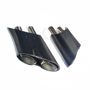 Terminali di Scarico LED per Mercedes Benz <span class=keywords><strong>Classe</strong></span> G W464 <span class=keywords><strong>AMG</strong></span> G63 Stile G900 in Fibra di Carbonio Secca, <span class=keywords><strong>Paraurti</strong></span> Stile B, Speed AUTO Rocket Nuovo - Product Image 1