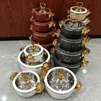 Distributeur B2B – Lot de 4 pots isothermes 1L, 2.5L, 4.5L, 6.5L – Chaîne d'approvisionnement en gros pour les États-Unis et le Canada – Idéal pour Thanksgiving et les fêtes de Noël