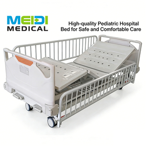<span class=keywords><strong>Lit</strong></span> d'hôpital pédiatrique manuel MEIDI à 2 fonctions avec barrières complètes - Product Image 1