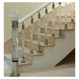 TAKA Crystal Acrylic Baluster /Acrylic Stair Post /Acrylic Railing Post