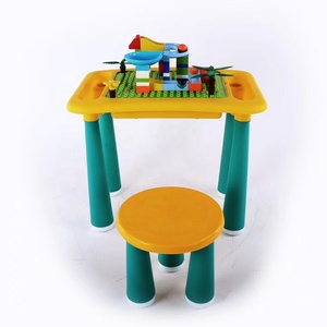 Multi-funzione di apprendimento del bambino tavolo giocattolo sedia da tavolo/<span class=keywords><strong>bambini</strong></span> da <span class=keywords><strong>4</strong></span> a 6 <span class=keywords><strong>anni</strong></span> costruzione blocco tavolo pieghevole - Product Image 3