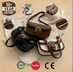 ZP8175 WEEKS Custom Logo Contrast Color <strong>Saddle</strong> Crossbody <strong>Bag</strong> - <strong>Women's</strong> Fashion Handbag Manufacturer - Product Image 2