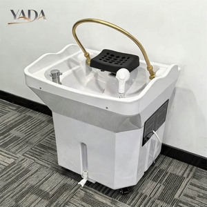 Bac à shampoing portable sans tuyauterie pour coiffeur, lavabo de lavage de dos pour barbier, équipement de salon de beauté - Product Image 5