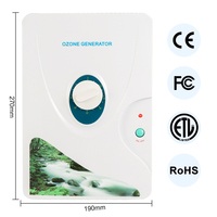 Nettoyeur d'ozone portable multifonctionnel pour fruits, légumes et viande, purification des pesticides, générateur d'ozone, purificateur, prise EU US
