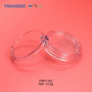 Boîtier vide pour poudre compacte, poudre pressée, fard à paupières individuel, en PETG, pour blush crème cristallin - Product Image 5