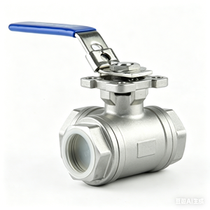 Vanne à boisseau sphérique à trois voies COVNA DN15 T Port PN64 haute pression, filetage NPT, acier inoxydable 304, commande à levier, filetage 1/2, UPVC/laiton/inox - Product Image 5