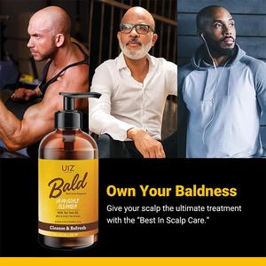 <span class=keywords><strong>Champú</strong></span> <span class=keywords><strong>para</strong></span> cabeza calva y cuero cabelludo, aceite de árbol de té, limpiador profundo de menta, alivia la picazón del cuero cabelludo <span class=keywords><strong>para</strong></span> hombres - Product Image 3