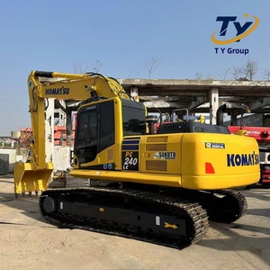 Excavatrice sur chenilles hydraulique KOMATSU PC240 de 24 tonnes, équipement de construction minière - Product Image 4