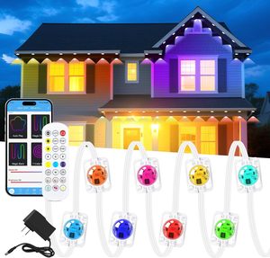 12V 30mm Outdoor Christmas Permanent <b>Light</b> Waterproof with Aluminum Track IP68 <b>Lights</b> Multi-year Use - Product Image 1