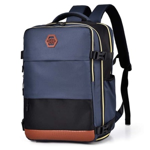 XINGYONZHE Softback Backpack 20-37L Waterproof Polyester Unisex Daily Use Travel Laptop <b>Bag</b> Panelled Design - Product Image 2