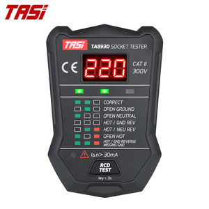 TASI TA893D 175V~250V Digitaler Spannungsprüfer RCD GFCI UK-Stecker Britischer Wandsteckdosentester mit (<span class=keywords><strong>2</strong></span>,0%+<span class=keywords><strong>2</strong></span>) Genauigkeit - Product Image 2