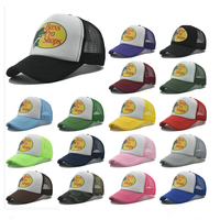 2025 venta al por mayor Baspropshops gorra de béisbol con estampado para mujer gorra de red de verano para hombre protección solar al aire libre y sombrilla sombrero de conductor