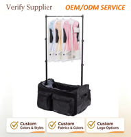 Sac de danse à roulettes avec porte-vêtements Vente en gros personnalisé 28 pouces meilleurs costumes roulants