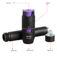VINTOOL Kit d'Outils FTTH Stylo Laser de Localisation Visuelle de Pannes 10mW 650nm VFL pour Fibre Optique Réseau GPRS & TCP