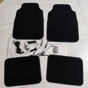 Tapis de voiture à fibres optiques LED avec télécommande APP, <span class=keywords><strong>4</strong></span> pièces, tapis de voiture universels à fibres optiques, éclairage étoilé - Product Image 3