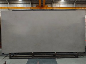 Prix d'usine, dalle en pierre frittée grise hivernale, 3200x1600x12mm, finition mate, dalle en porcelaine moderne, panneaux muraux de douche en pierre artificielle - Product Image 1