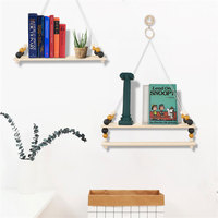 Wand dekoration Holzrahmen Retro Schindel weiche Dekoration Holz Bücherregal nordische Wandre gale Holz Wandbehang