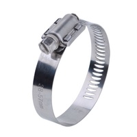 Collier de serrage robuste en acier inoxydable 201/304 de type américain pour tuyau de gaz métallique