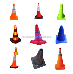 36 дюймов оранжевый ПВХ дорожный конус W/ 6 "и <span class=keywords><strong>4</strong></span>" HI светоотражающие ошейники парк аттракционов оборудование для прогулок на открытом воздухе - Product Image 5