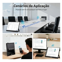 Monitor Portátil Profesional de 15.6 Pulgadas, SRGB 100, Ultrafino, Extensor de Pantalla para Laptop, IPS Full HD, Tipo-C, Batería de 4000mAh, para Oficina