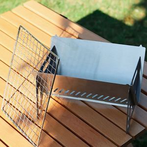 Outdoor Folding <b>BBQ</b> Stove Wholesale Stainless Steel Convenient Wood Burning Stove Mini <b>Grill</b> Home <b>BBQ</b> <b>Grill</b> Stove - Product Image 5