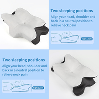 Accoudoir en mousse à mémoire de forme réglable pour soulager la douleur, oreiller cervical orthopédique à rebond lent personnalisable avec logo pour les amoureux/couples