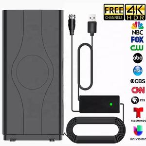 Antenne TV intelligente intérieure VHF DVB-T prenant en charge la 4K 1080p, antenne HDTV intérieure 100-200 miles avec amplificateur - Product Image 6