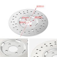 Disque de frein arrière de 200 mm pour ATV Quad Bike Go Kart 150cc 250cc, pièces de disque de frein en acier